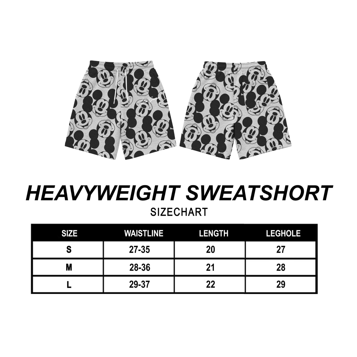 MICKEY SWEATSHORTS