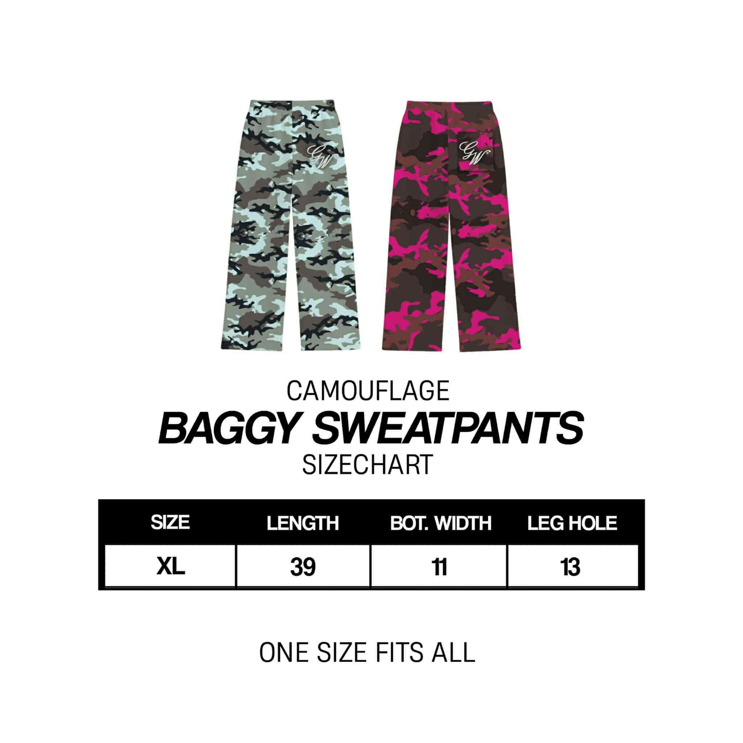 CAMOU V3 BAGGY SWEATPANTS
