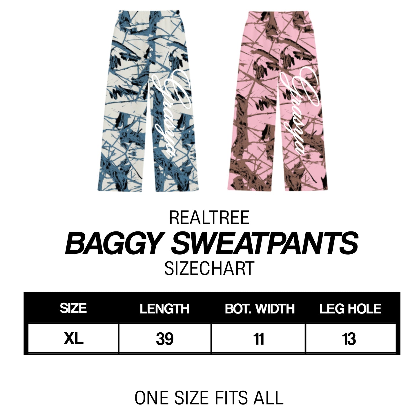 REALTREE BAGGY SWEATPANTS (reflectorize)
