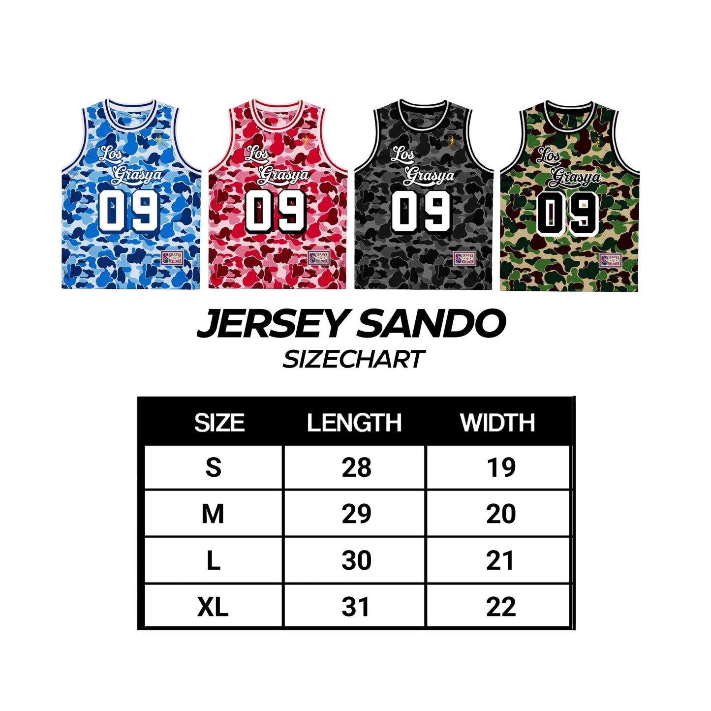 CAMOU PREMIUM JERSEY SANDO