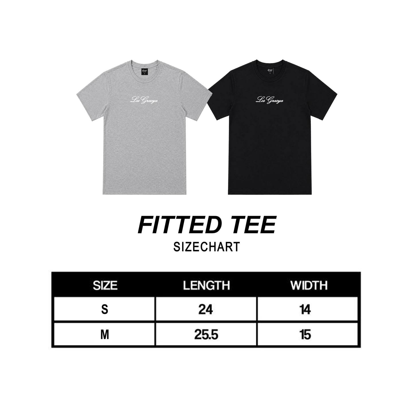 Los Grasya University Fitted Tee (Reflectorize)