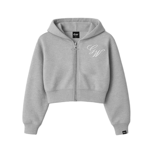 MEN'S CROP HOODIE (Full Zipped)