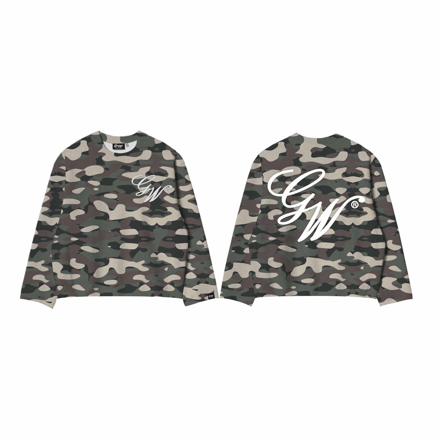 GREEN CAMOU LONGSLEEVES