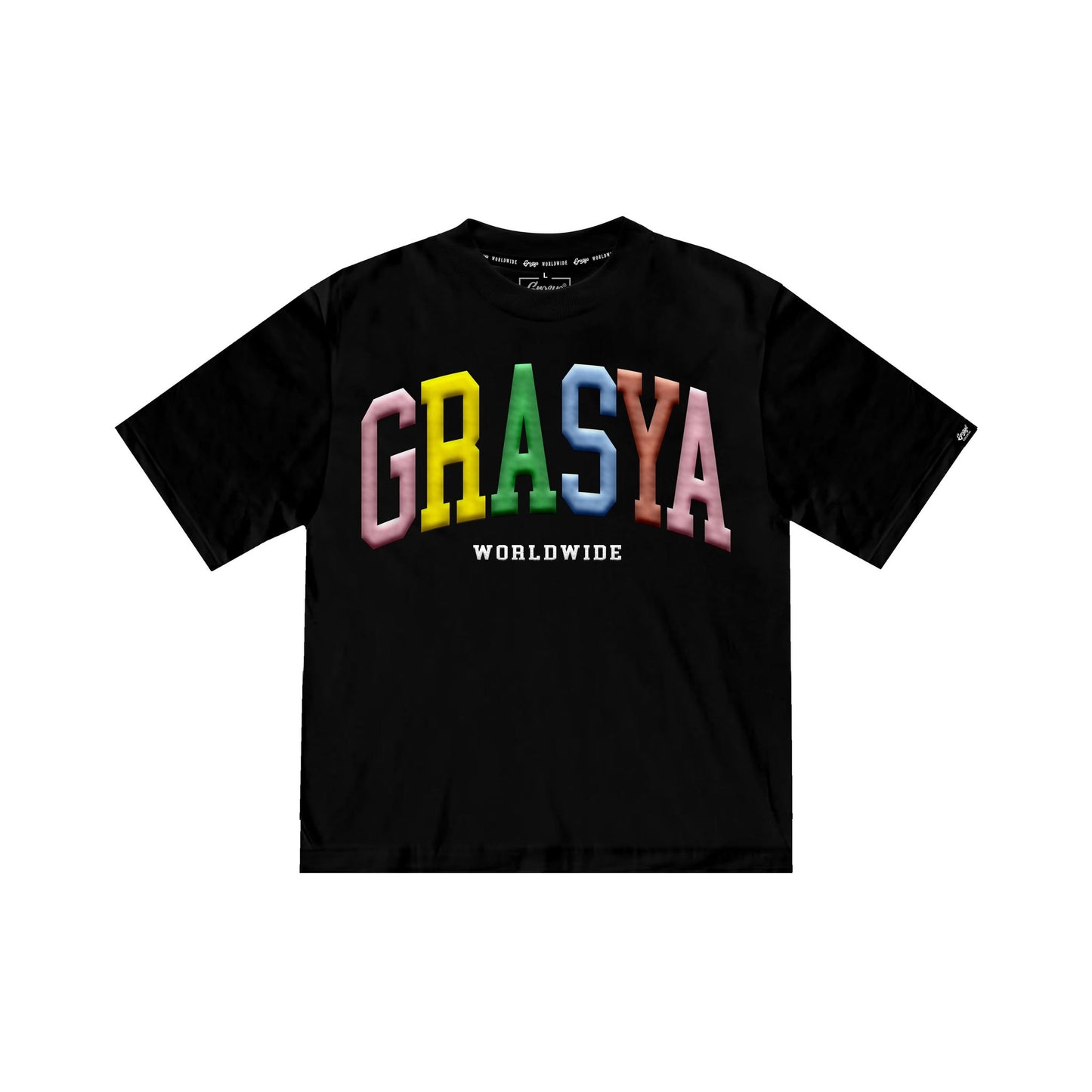 Multi-Color Arc Tee BLACK