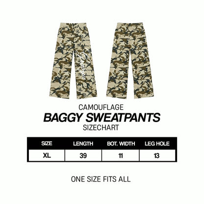 CAMOU V5 BAGGY SWEATPANTS