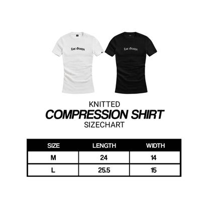 KNITTED COMPRESSION SHIRT (FULLY EMBROID)
