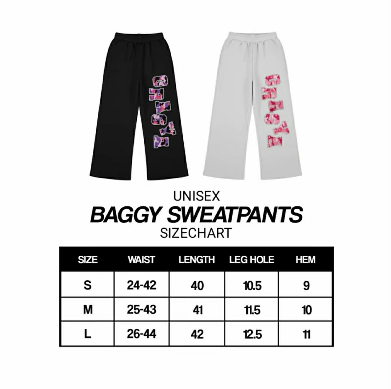 Grasya Sweat Pants Limited Edition (Applique Embroid)