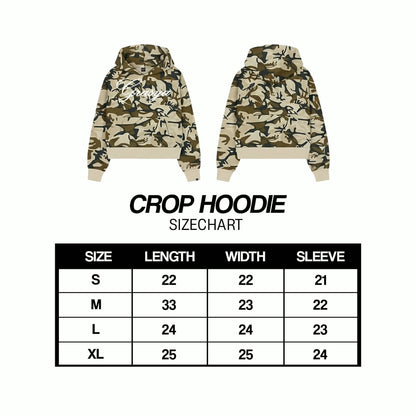 CAMOU V5 CROP HOODIE