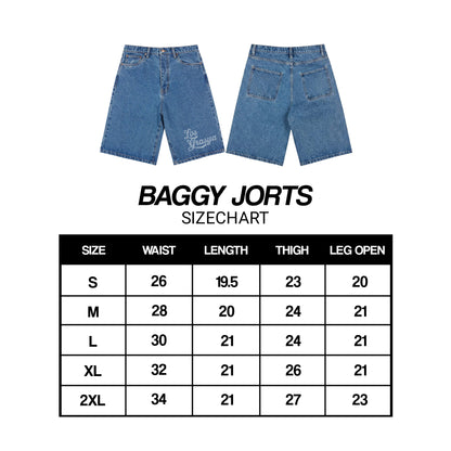 DENIM SHORTS (RHINESTONES)