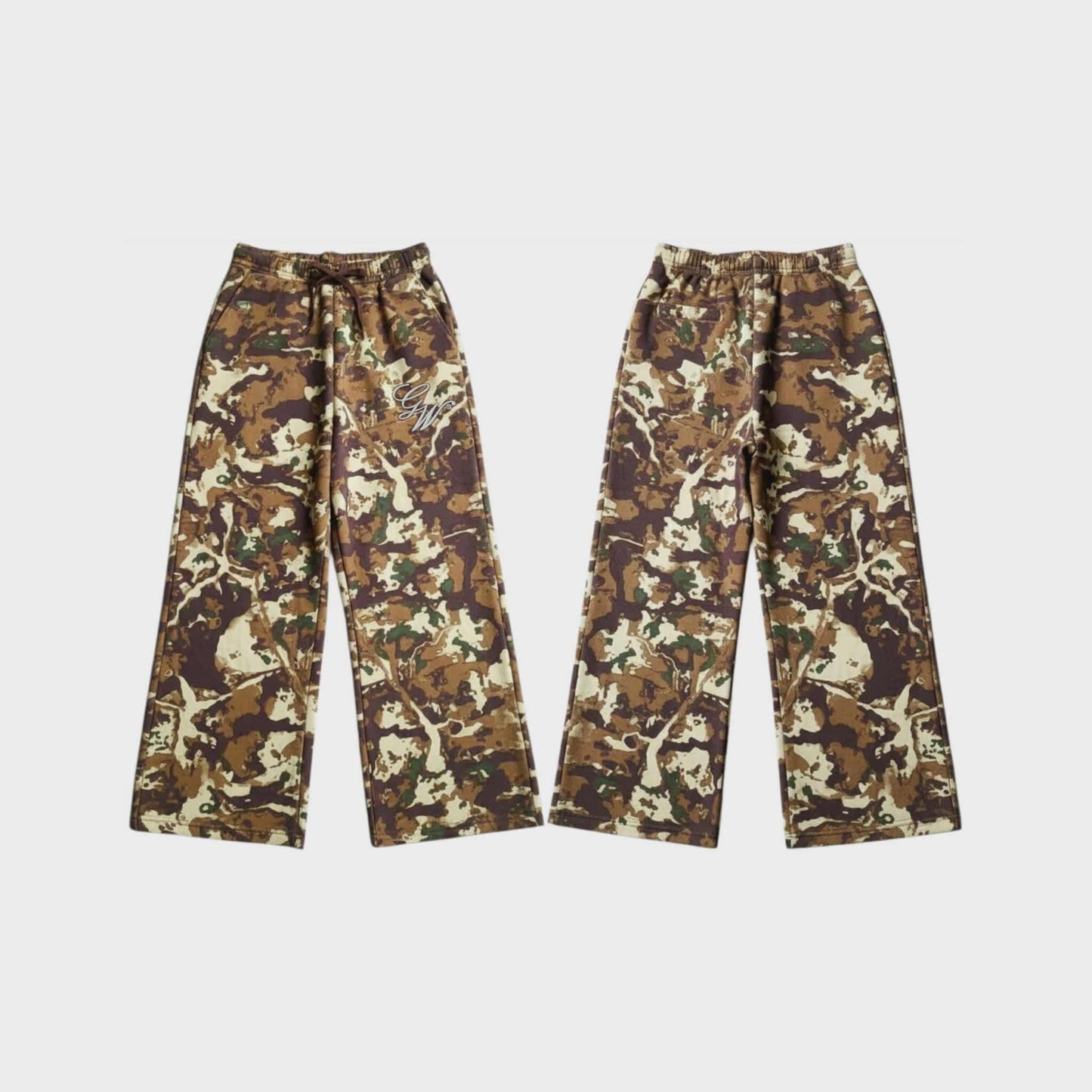 EARTH CAMOU BAGGY PANTS