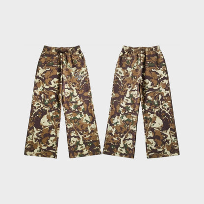 EARTH CAMOU BAGGY PANTS