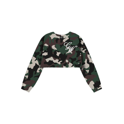 CAMOU V4 WOMEN'S CROPPED LONGSLEEVES (fully embroided)