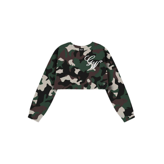 CAMOU V4 WOMEN'S CROPPED LONGSLEEVES (fully embroided)