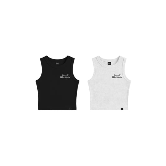 WOMEN'S CROP TANK TOP (Fully Embroid)