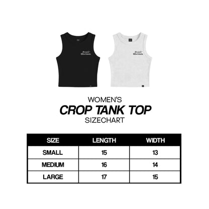 WOMEN'S CROP TANK TOP (Fully Embroid)