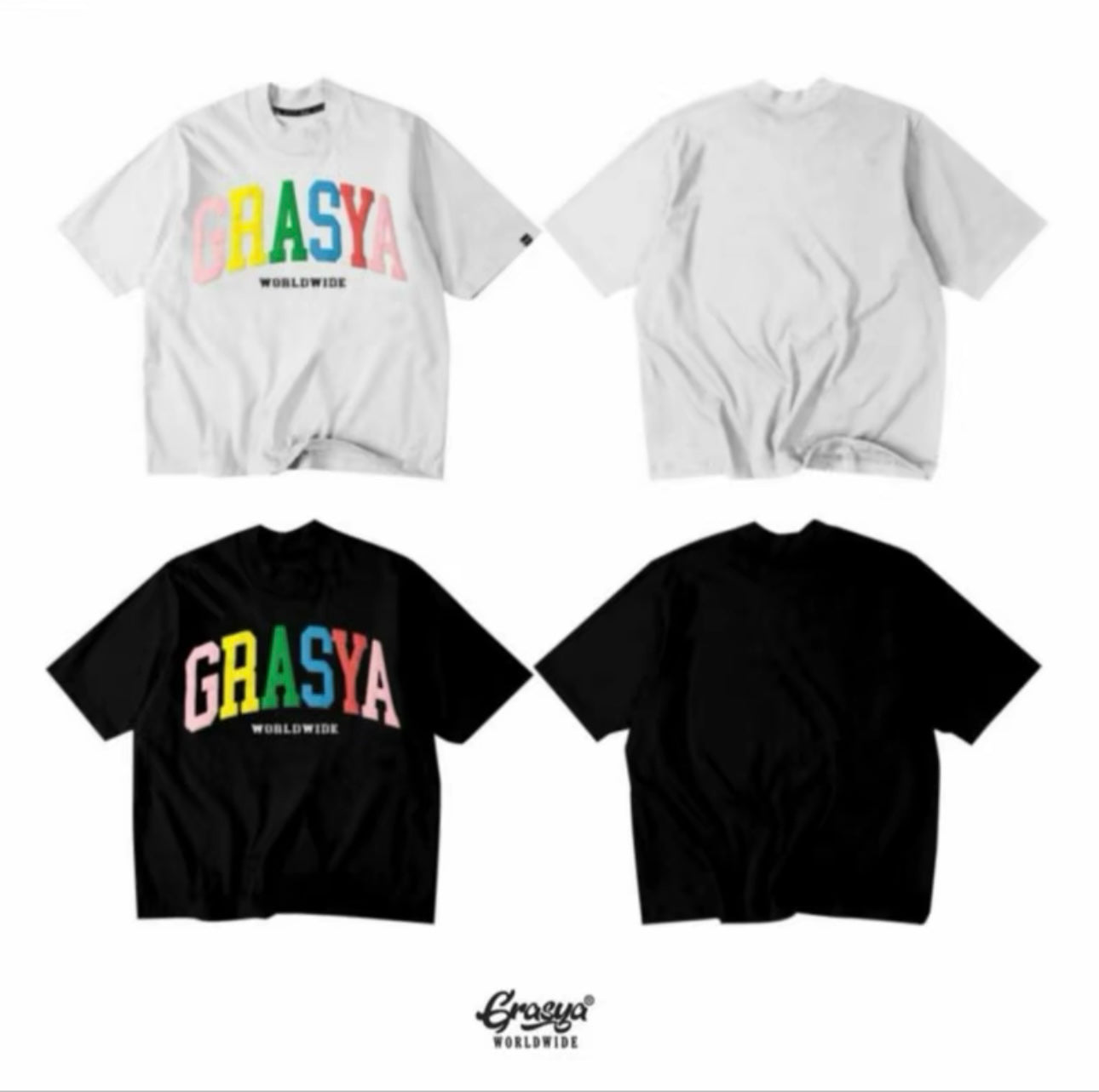 Multi-Color Arch Tee (Puff Print)