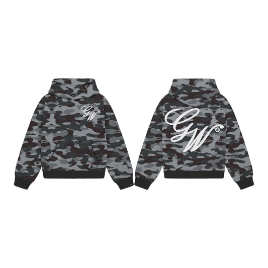 MEN'S CAMOU V2 CROP HOODIE