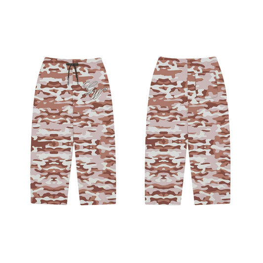 SIGNATURE SCRIPT CAMOU BAGGY SWEATPANTS