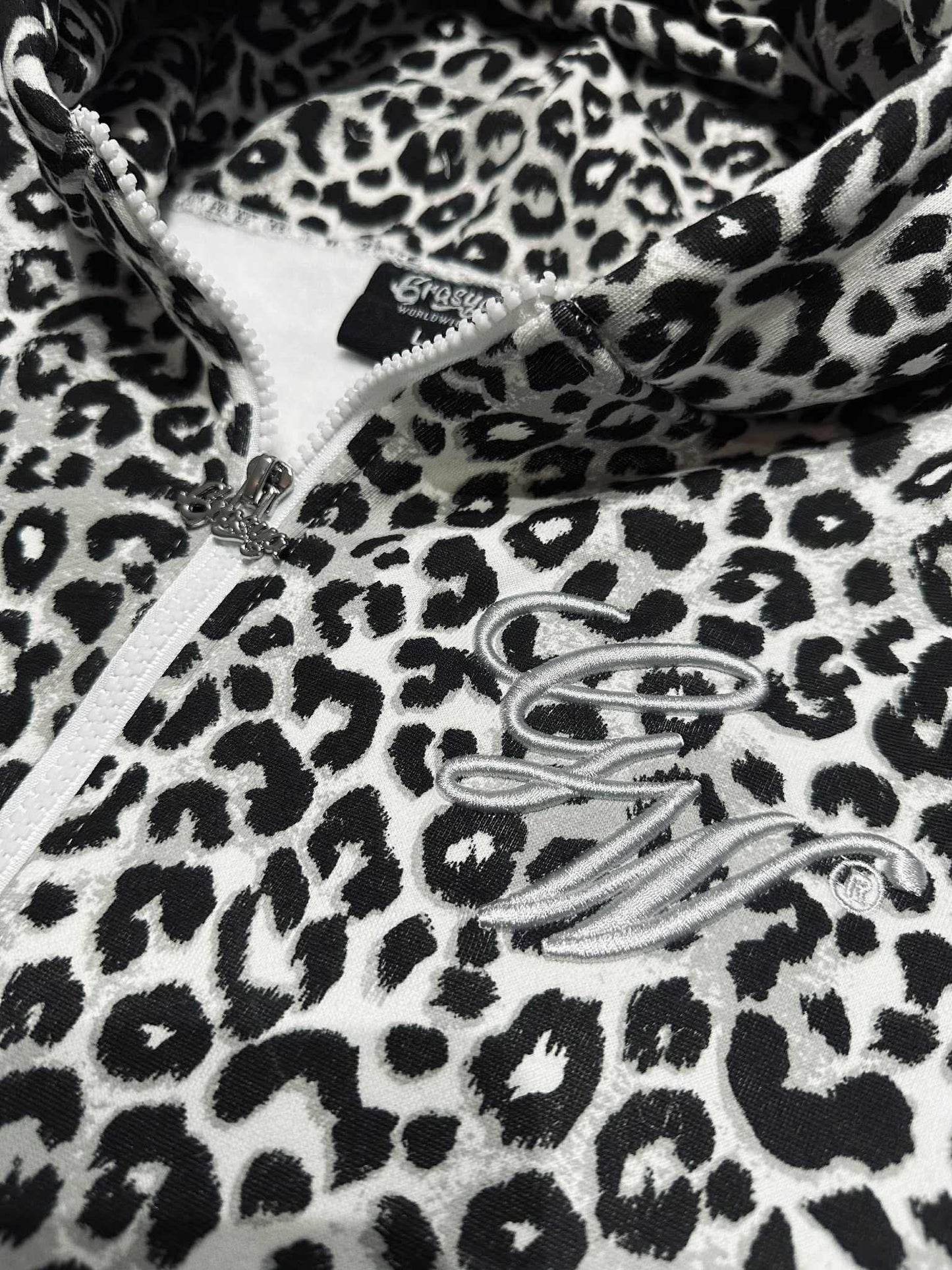 LEOPARD MEN'S CROP HOODIE