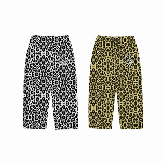 LEOPARD BAGGY SWEATPANTS