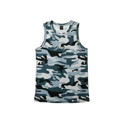 GRASYA SIGNATURE CAMOU TANKTOP (Fully Embroid)