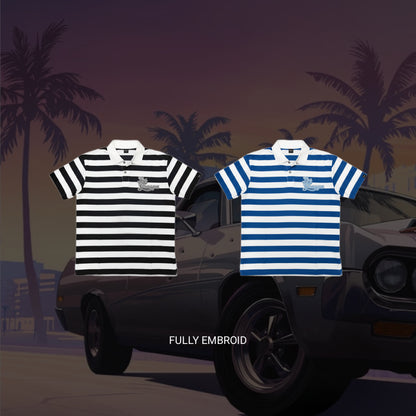 PREMIUM STRIPES POLO SHIRT (FULLY EMBROID)