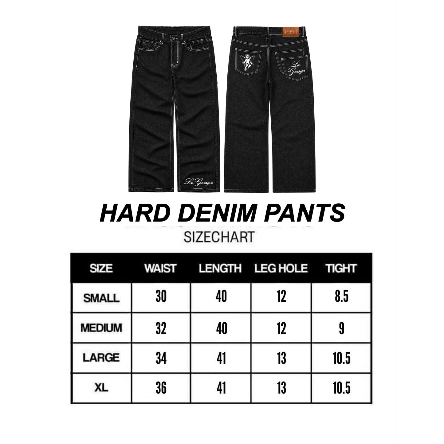 Los Grasya University Denim Pants (Reflectorize)