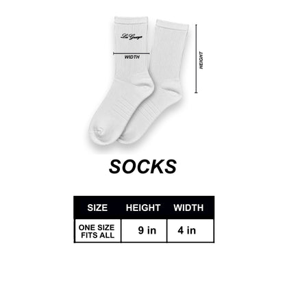 LOS GRASYA HIGH SOCKS (Fully Embroid)