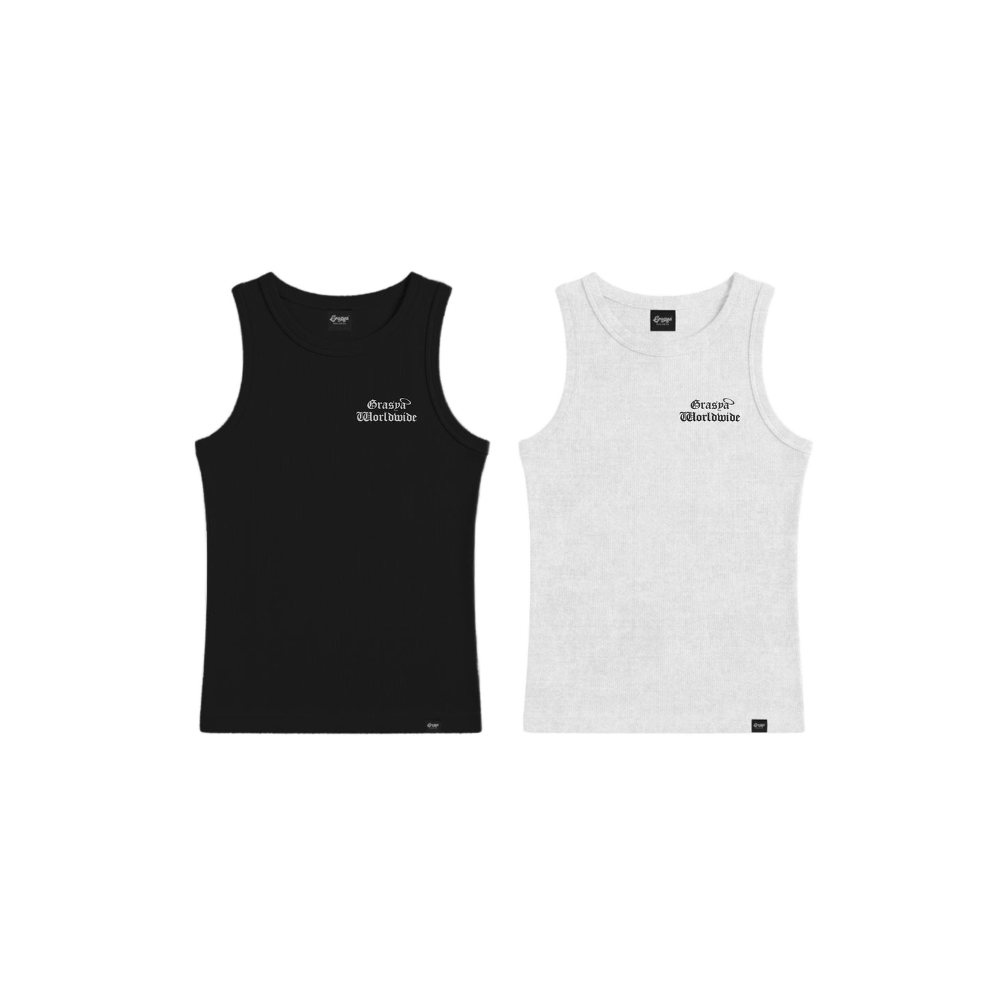 MEN'S CROP TANK TOP (Fully Embroid)