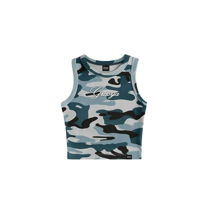 GRASYA SIGNATURE CAMOU TANKTOP (Fully Embroid)
