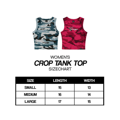 GRASYA SIGNATURE CAMOU CROPTOP (Fully Embroid)