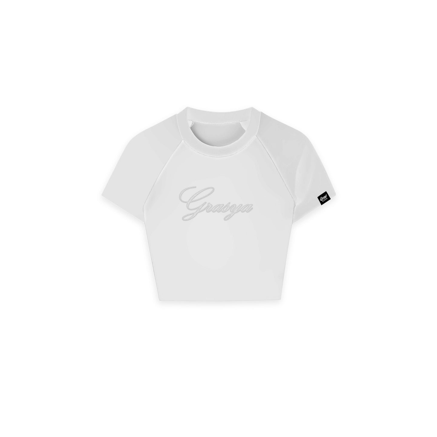 Signature Baby Tee White