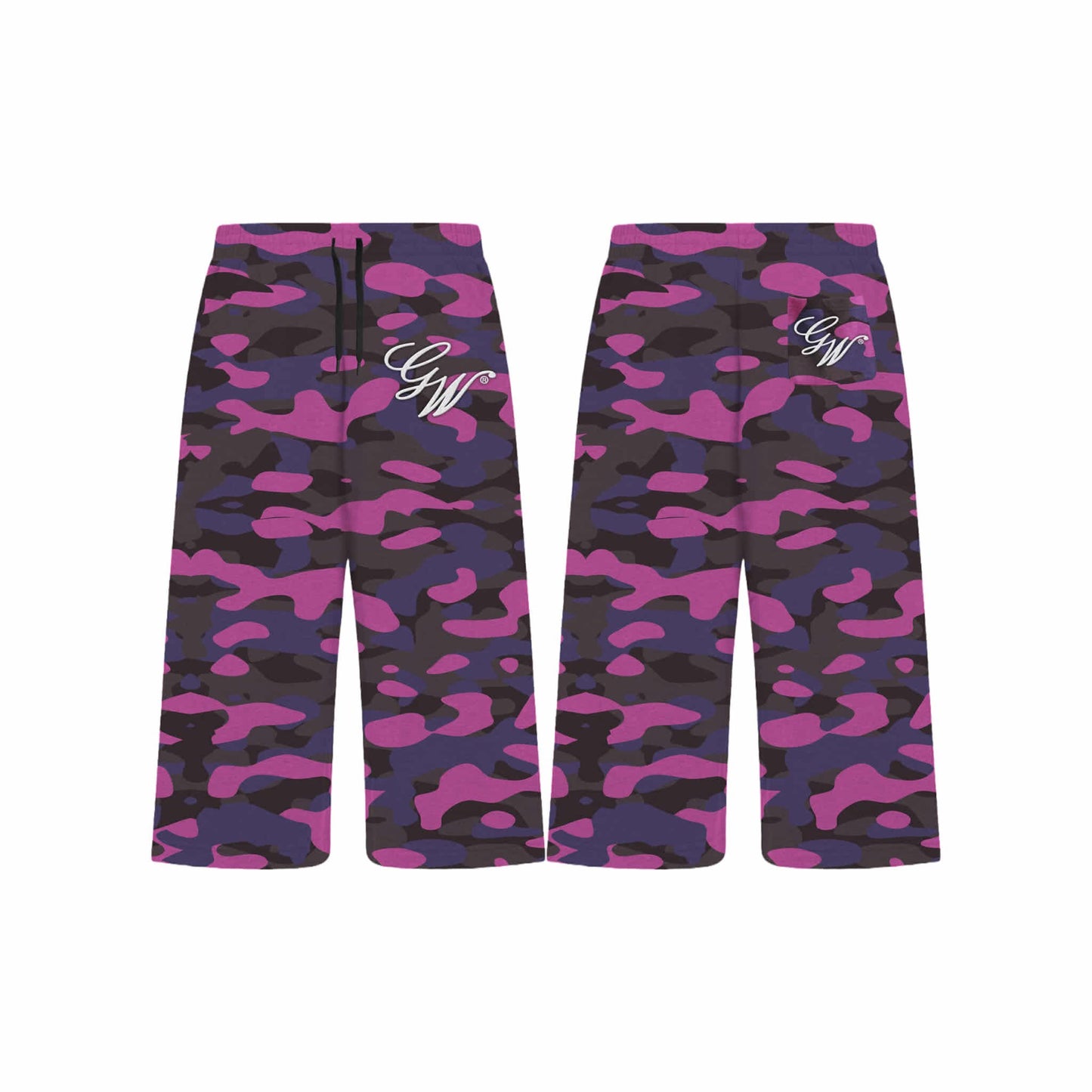 CAMOU BAGGY SWEATPANTS