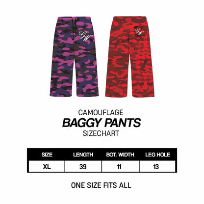 CAMOU BAGGY SWEATPANTS